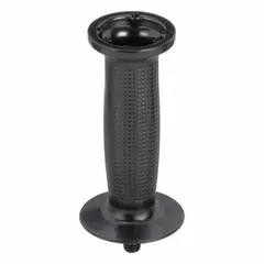 Side handle for Black & Decker grinders, identified by manufacturer part number 651858-00. Provides additional control and stability during grinding, cutting, and surface preparation tasks. Reduces vibration and improves handling for two-handed operation.