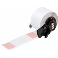 Wraparound Label: 2 1/2 in x 1 in, 1 in, Vinyl, Red (Matte), For 6 AWG to 0 AWG Wire Gauge (MPN M6-21-427-RD)