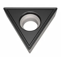 Triangle indexable turning insert with 7° clearance angle and 0.4 mm nose radius. Grade WKK10S and FK6 geometry are suited for general turning, facing, and profiling of steel, stainless steel, and cast iron under medium machining conditions.