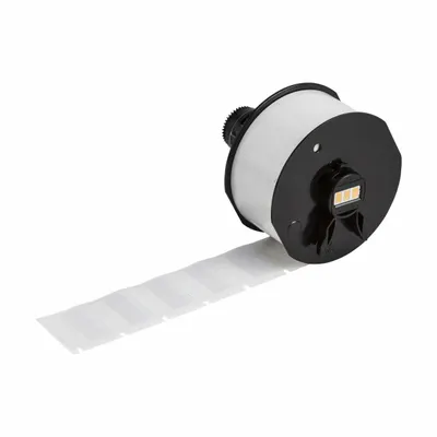 BRADY Wraparound Label: 3/4 in x 1 in, Vinyl - Brady Precut Label Roll Cartridges