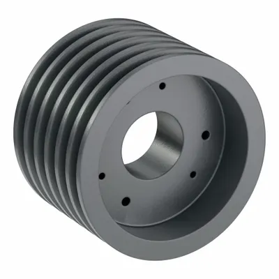 OEM V-Belt Pulley: B68 - Bushed-Bore Cast-Iron V-Belt Pulleys