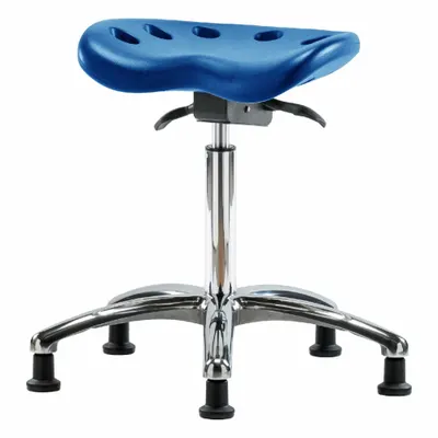 OEM Tractor Stool: Polyurethane, Ht Range 20 in to 28 in, 17 in Seat Wd, 14 in Seat Dp - Polyurethane Lab Stools