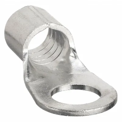 BURNDY Ring Terminal: Bare, 5/8 in Stud Size, 1 AWG to 1 AWG Wire Sizes, 600 V - Non-Insulated Ring Terminals