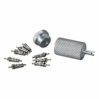 YELLOW JACKET Valve Core Tool Kit: 8 1/4 in Lg, Stainless Steel (MPN 19306)