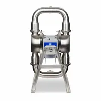 GRACO Electric Diaphragm Pump: Stainless Steel Body, Three Phase, 380-480V AC, 3 in, 18 ft Max. Head (MPN HE120-1513)