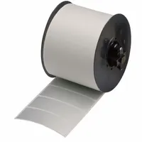 Pre-Cut Label Stock Roll: Tamper Indicating Footprint 'Checker Board' Pattern, 1 in x 3 in (MPN 52149)