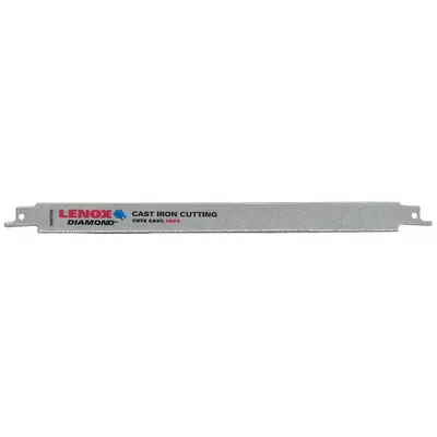 LENOX Reciprocating Saw Blade: 9 in Blade Lg, 0.04 in Blade Thick, 3/4 in Blade Wd - Tile & Masonry-Cutting Blades