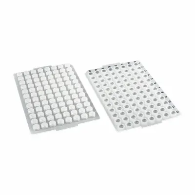 MTC BIO Sealing Mat: Round, 96 Wells, White, - Opening, Silicone - Sealing Mats