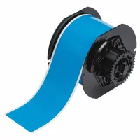 Continuous Label Stock: 2 1/4 in x 100 ft, Vinyl, Light Blue (Gloss), Outdoor (MPN B30C-2250-595-LB)