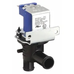 Replacement purge valve for ICE-O-MATIC ice machines. Used to remove non-condensable gases and excess water from the refrigeration system during the harvest cycle. Ensures efficient ice production in commercial ice makers.