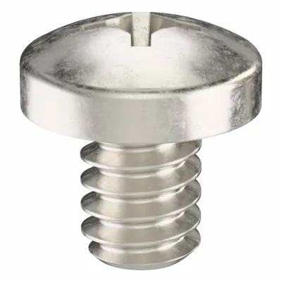 USA INDUSTRIALS Machine Screw: #10-24 Thread Size, 1/4 in Lg, 316, Stainless Steel, Plain - Pan Head Machine Screws