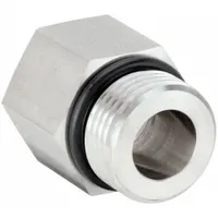 Metal Pipe Straight: Straight, 316 Stainless Steel, 3/8 in, Male Threaded x Female NPT Threaded (MPN 10-3/8 F5OG-SS)