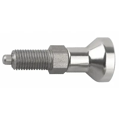 KIPP Indexing Plunger: Nonlocking, 18-8 SS Body w/ 400 SS Plunger - Nonlocking Pull-Knob Indexing Plungers
