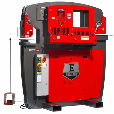 EDWARDS Ironworker: 230V AC /Three-Phase, 5 Stations, 65 Tonf Hydraulic Force - Ironworkers with External Hydraulic Power Output