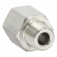 Metal Pipe Straight: Straight, 1/8 in x 1/8 in, Female NPT Threaded x Male x BSPT Threaded (MPN 1867 10 11)