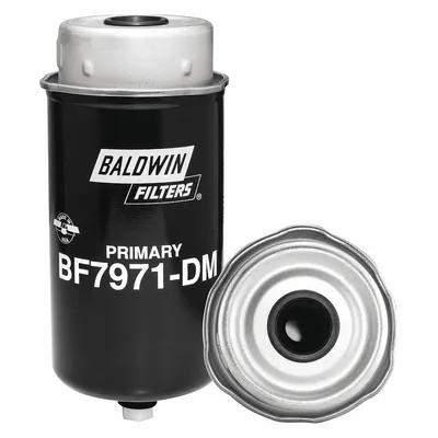 BALDWIN FILTERS Fuel Filter: Cartridge, 7 3/8 in Overall Lg, 3 5/16 in Outside Dia - Can-Type Fuel/Water Separators