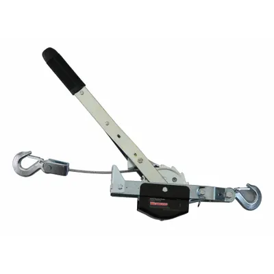 WESTWARD Ratchet Puller: Hook Mounted - No Trolley, 1,000 lb Lifting Capacity - Cable Ratchet Pullers