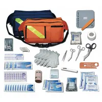Trauma PAC: 74 Components, Nylon, Bag, Blue, Medication Included, Nylon (MPN 858)