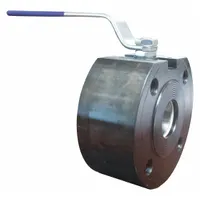 BONOMI Manual Two-Way Ball Valve: 1 in, A105 Carbon Steel, Straight, Class 150 Flange, One-Piece (MPN 720017-1")