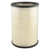 Engine air filter with round, axial seal design. Overall height 8 9/16 inches. Direct replacement for engine air intake systems in compatible vehicles