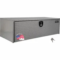 BUYERS PRODUCTS Underbody: Underbody Truck Box, Single Drop-Down Door Door, 24 in Overall Dp, Silver (MPN 1735145)