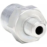 PARKER Metal Pipe Straight: Straight, Steel, 3/8 in x 1/4 in, Male BSPT Threaded x Male NPT Threaded (MPN 3/8 X 1/4 FHF3-S)