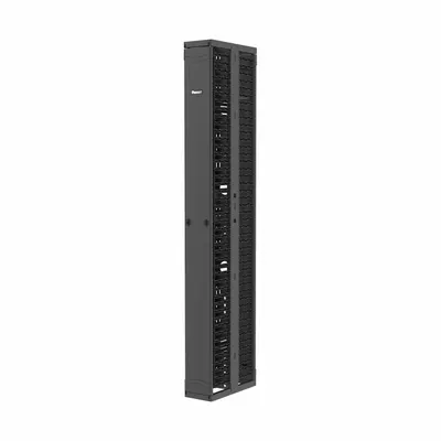PANDUIT Vertical Dual-Sided Manager: Vertical, 45 U, Dual Side Sides, 83 7/8 in Overall Ht - Vertical Cable Management Systems