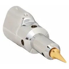 This conical replacement tip is designed for use with the Microtorch MT-76 handpiece (model MT-76K). It is part of the 353 Series and is suitable for precision soldering tasks such as electronics repair, jewelry making, and fine assembly work requiring controlled heat application.