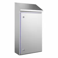 RITTAL Sloped Top Enclosure: 304 Stainless Steel, 30 in x 15 in x 8 in, NEMA 1/12/13/3/3X/4/4X (MPN 1308600)