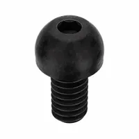 Socket Head Cap Screw: 1/4"-20 Thread Size, 1/2 in Lg, Button, Black Oxide, Alloy Steel, 100 PK (MPN 25C50KBC)