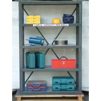 STRONG HOLD Metal Shelving: Standalone, Extra-Heavy-Duty, 48 in x 18 in, 72 in Overall Ht, 5 Shelves (MPN 1848-72)