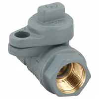 JOMAR VALVE Manual Two-Way Ball Valve: 3/4 in, Brass, Straight, FNPT x FNPT, Full Port Ball Port (MPN 240-004P)