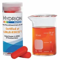 MICRO ESSENTIAL Buffer - pH 4.00 - Color Coded Red: Lab, 20 mL Volume, Capsule, pH 4.00 +/- 0.02, 1