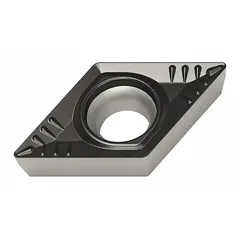 Diamond indexable turning inserts in two geometries: DCMT3(2.5)1-RM4 and DCMT11T304-RM4, both with WSM30S grade. Designed for turning operations on hard materials, suitable for finishing and semi-finishing cuts requiring tight tolerances and surface finish.