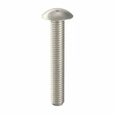 TAMPER-PRUF-SCREW Tamper Resistant Screw: 3/8"-16 Thread Size, 2 1/2 in Lg, Stainless Steel - Truss Head Tamper-Resistant Machine Screws