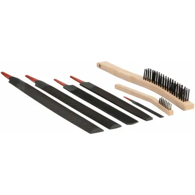 SIMONDS Welders File Set: 7 Pieces, Bastard Cut - General Purpose File Sets