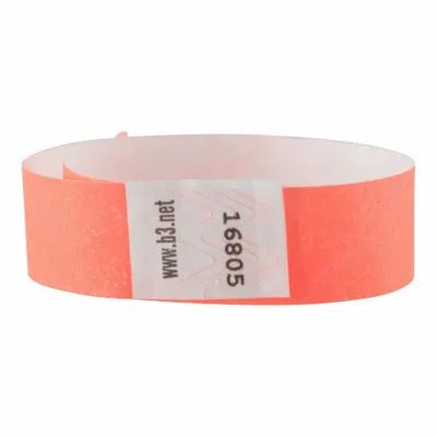 SICURIX Security Wristband: No Legend, 10 in Overall Lg, 3/4 in Overall Wd, Tyvek - Security Wristbands