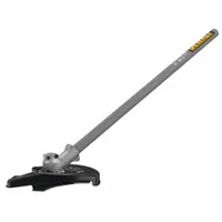 This brush cutter attachment is designed for use with compatible DEWALT power heads. It has an overall length of 33 inches and an overall width of 6 3/16 inches. Suitable for clearing heavy weeds, brush, and overgrown vegetation in landscaping and grounds maintenance