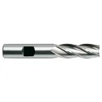 YG-1 Square End Mill: High Speed Steel, TiN Coated, 4 Flute, 1/8" Mill Dia, 3/8" LOC, 2-5/16" OAL (MPN 04039HN)