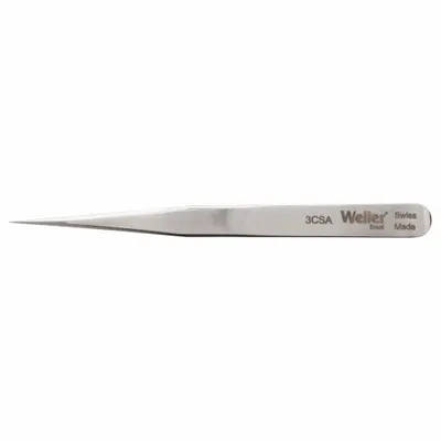 EREM Tweezers: Stainless Steel, Point, Straight Tip - High-Precision Tweezers