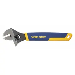 General purpose adjustable wrench with chrome finish. Overall length 12 in, jaw capacity 1 1/2 in. Suitable for tightening or loosening nuts, bolts, and fittings in maintenance, plumbing, and mechanical work.