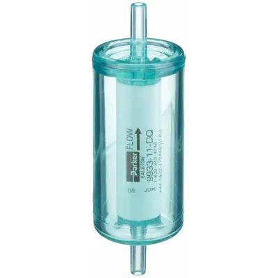 PARKER Compressed Air Filter: Nylon, 1/4 in Tube, 0.01 micron, 93% Efficiency - Disposable Compressed Air Filters