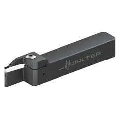 This indexable parting and grooving toolholder is designed for cutoff and grooving operations on CNC lathes and turning centers. It accepts indexable inserts for efficient metal removal in general machining applications.