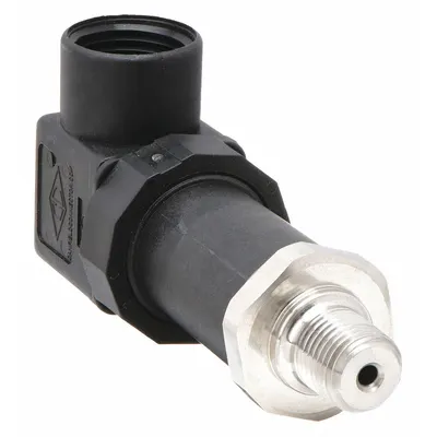 ASHCROFT Pressure Transmitter: 0 psi to 100 psi, 4 to 20mA DC, DIN 43650 Form A Connector - Pressure Transmitters with DIN 43650 Form A Connector