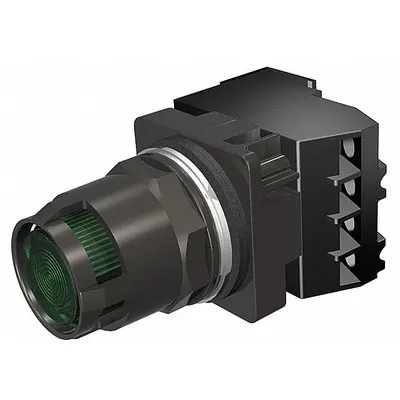 Siemens Illuminated Push Button: Illuminated, Extended Profile, Non-Metallic, 30 mm - Illuminated Extended-Length Push Buttons