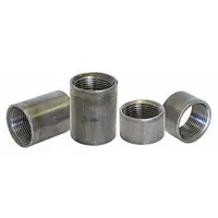 Medium-pressure threaded pipe fitting for connecting straight sections of steel pipe. Rated for 300 psi at 150°F. Made in USA