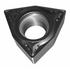 Trigon (W) indexable turning insert with MM4 chipbreaker geometry for medium machining. Available in two specifications: WCMT3(2.5)1-MM4 WSM20S and WCMT06T304-MM4 WSM20S. Grade WSM20S is optimized for turning steel and stainless steel. Used in general turning operations.