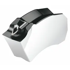 Indexable insert for parting and grooving operations in turning and milling. Used to cut grooves and separate workpieces in general machining applications.