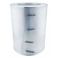 Round/oval engine air filter with axial seal, 16 in overall height. Removes airborne contaminants from engine air intake systems in automotive and industrial equipment