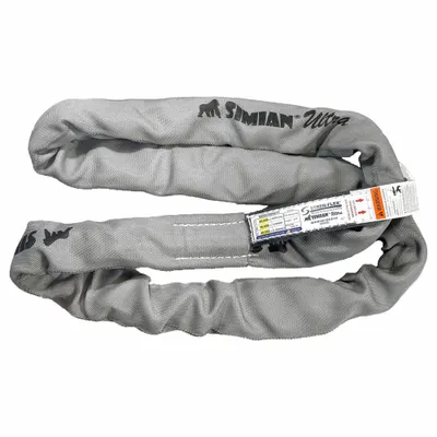 STREN-FLEX High Performance Roundsling: Type 5, Aramid, Nylon, 20 ft Sling Lg - High-Strength Abrasion-Resistant Endless Round Slings